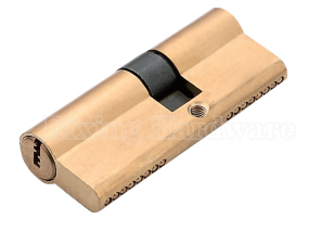 All copper single row two color key copper lock cylinder